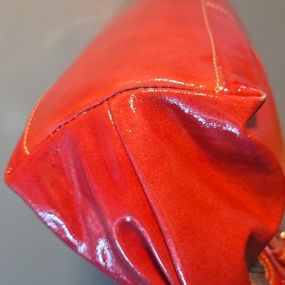 Dooney & Bourke Pink Patent Leather Satchel - Picture 10 of 15